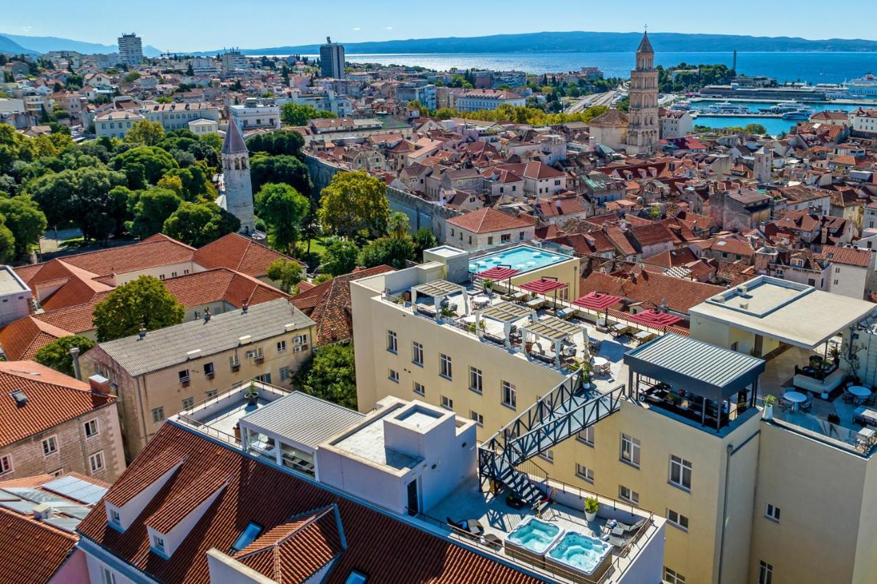 Cornaro Hotel Split Exterior photo View of the Old Town of Split from the Bell Tower of the Cathedral of St. Dujma
